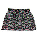 25351 - Women's Lularoe Cassie M Dress in Black with Pink, Teal and White |BH-HALL|