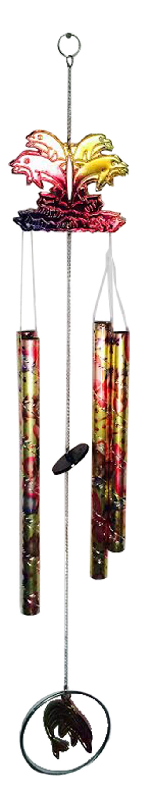 2541 - Rainbow Dolphin Windchime Alum - |A-09|