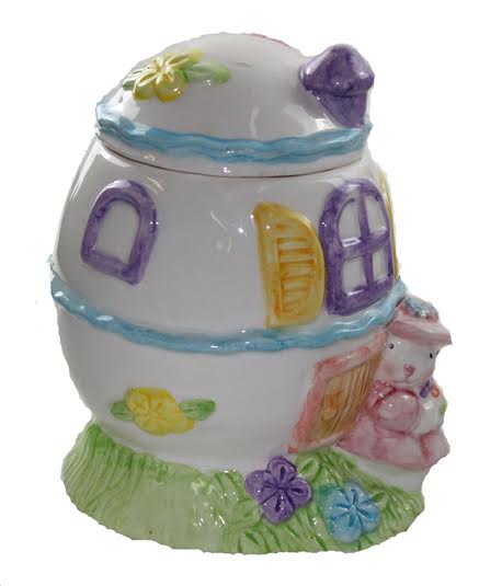 2544 - Cottage Egg Bunny Boxes Girl |Z-A|