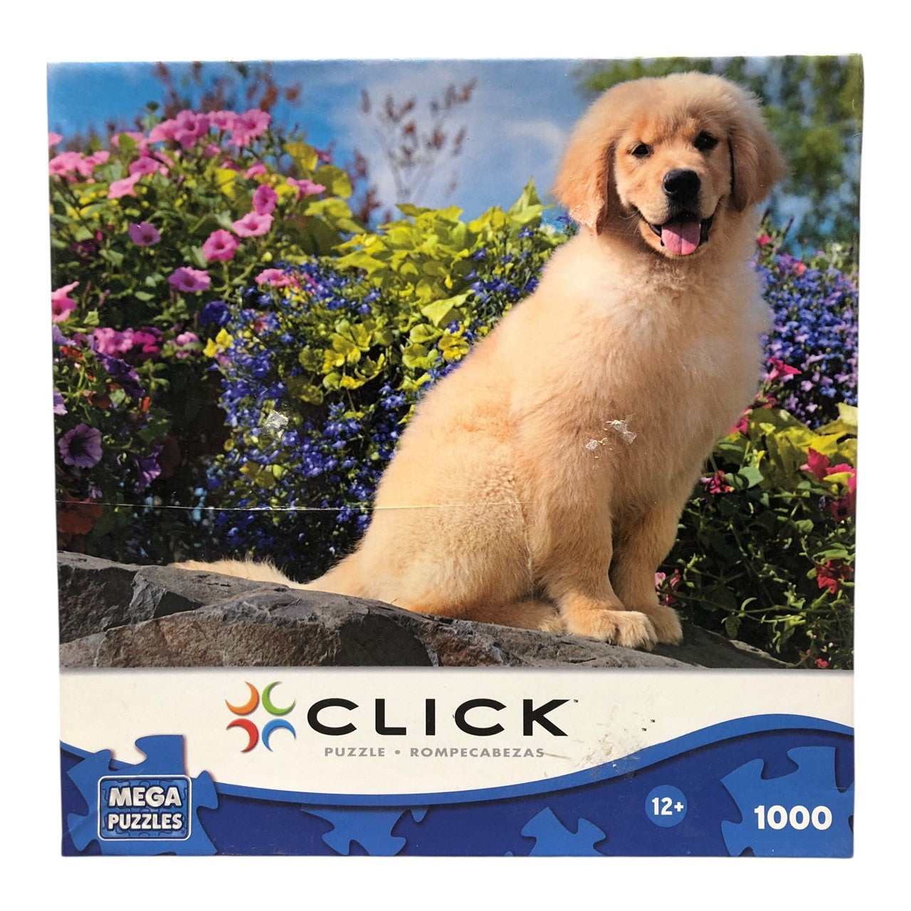 2545 - Golden Puppy In A Garden Very Good Puzzle 1000 |GR-16|