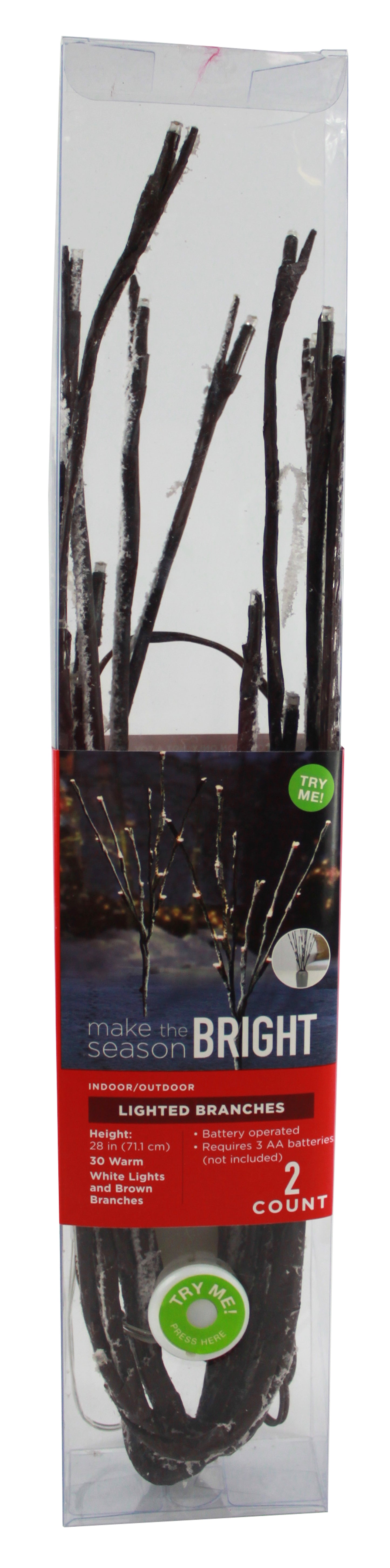 25538 - 28" Lighted Branches 2 Count in Box |BS-31|