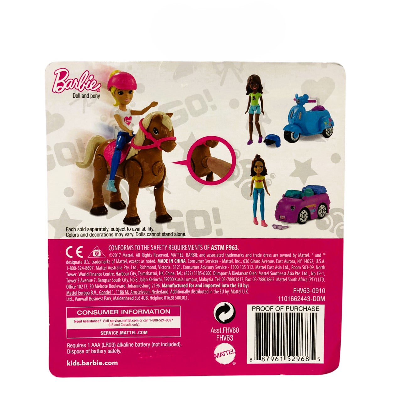 25590 - Barbie On The Go Love Pony - 1-31 :