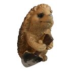 2573 - 3 Inch Cute Hedgehog Figure With Attached Shovel Tool For Crafts And QuickBooks |Y-4|