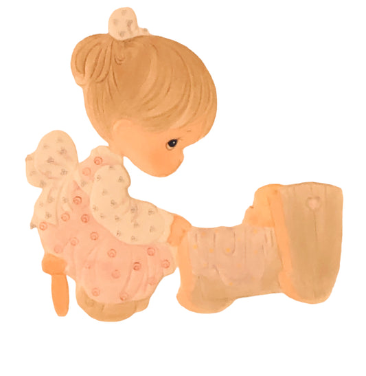 2588 - Precious Moments The Hand That Rocks The Future Plate with Box and Certificate of Authenticity |H-49|