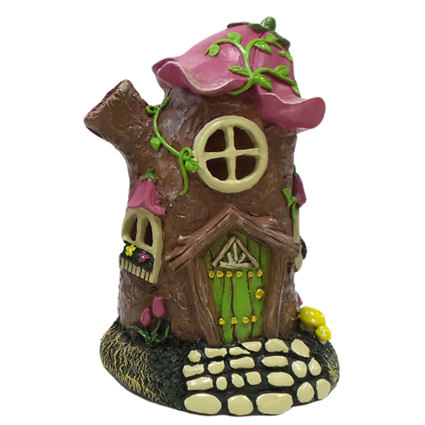 26105 - 5.5" Color Tree House Pink Roof |3-8|
