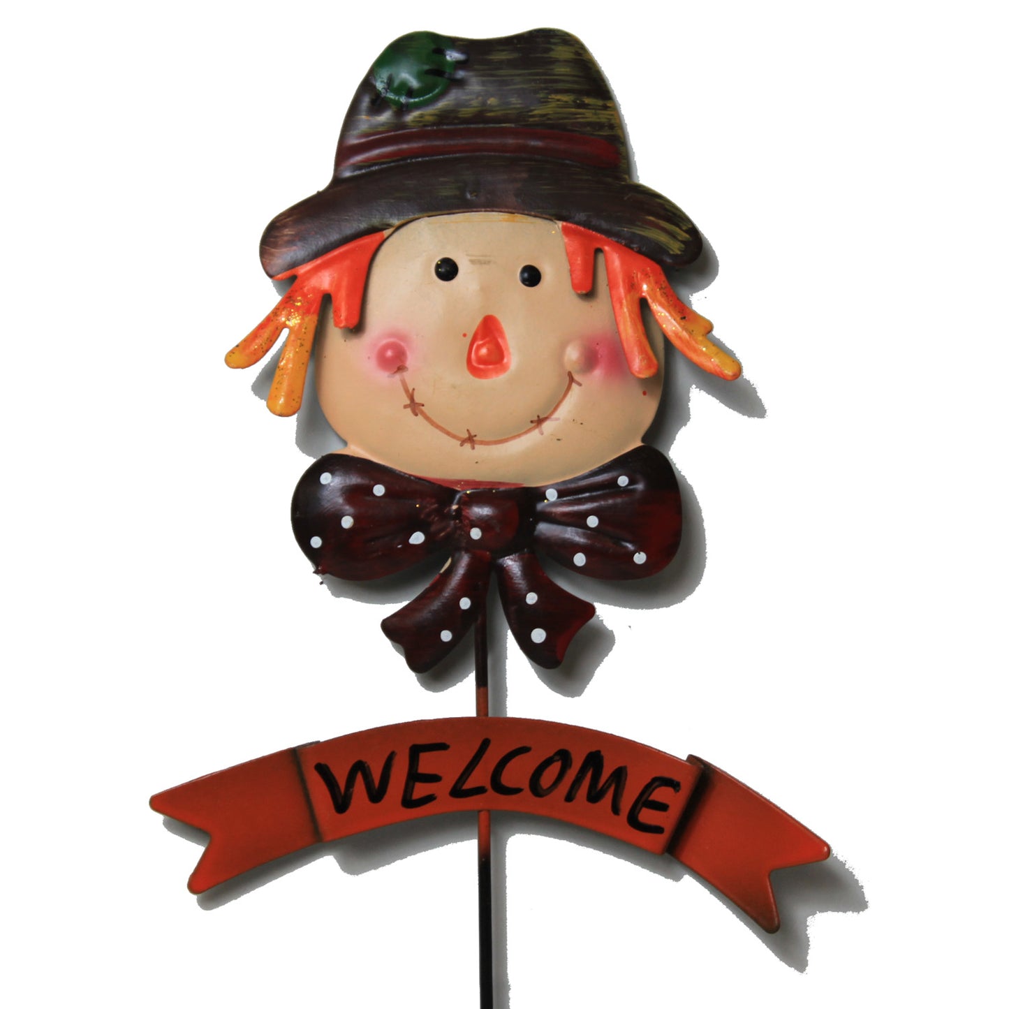 2621 - 11.5" Scarecrow Welcome Garden Pic - |G-2|