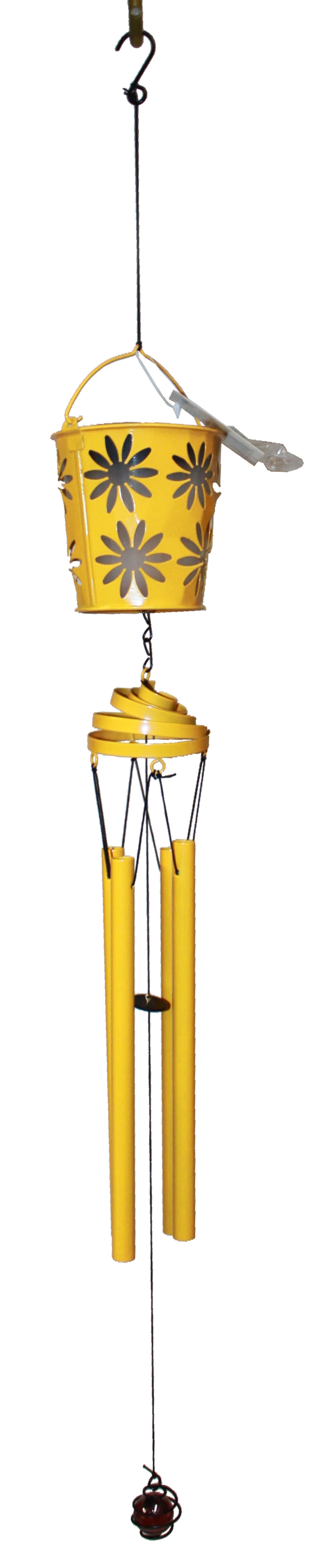 2623 - Yellow Solar Wind Chime - |Chime Wall|