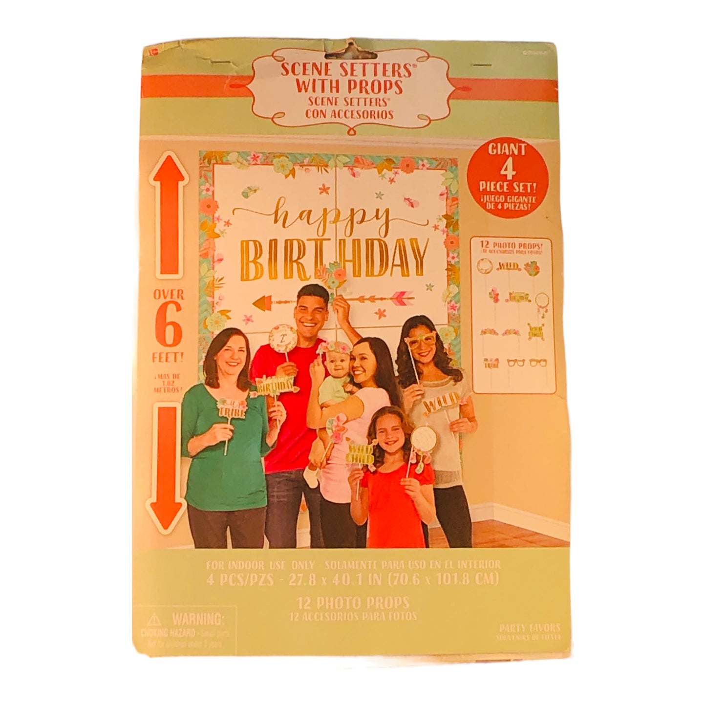26263 - Happy Birthday Scene Setters with Vibrant Festive Designs for All Ages |GR-52|