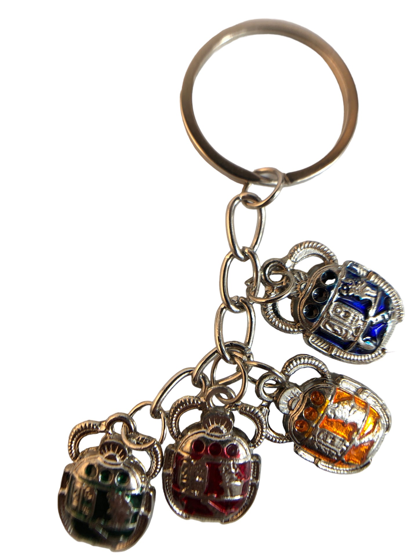 26454 - Keychain 4 Colored Scarab Bought In Egypt |DVD-37|