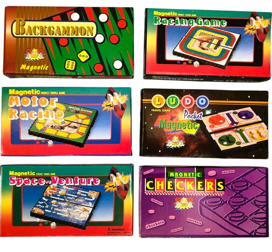 2675 - Pack of 12 Magnetic Travel Board Games |Gr-31|
