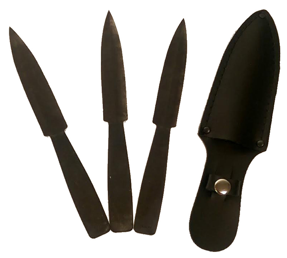 2689 - Set of 3 7" Throwing Knives - 14-D COOL BEANS