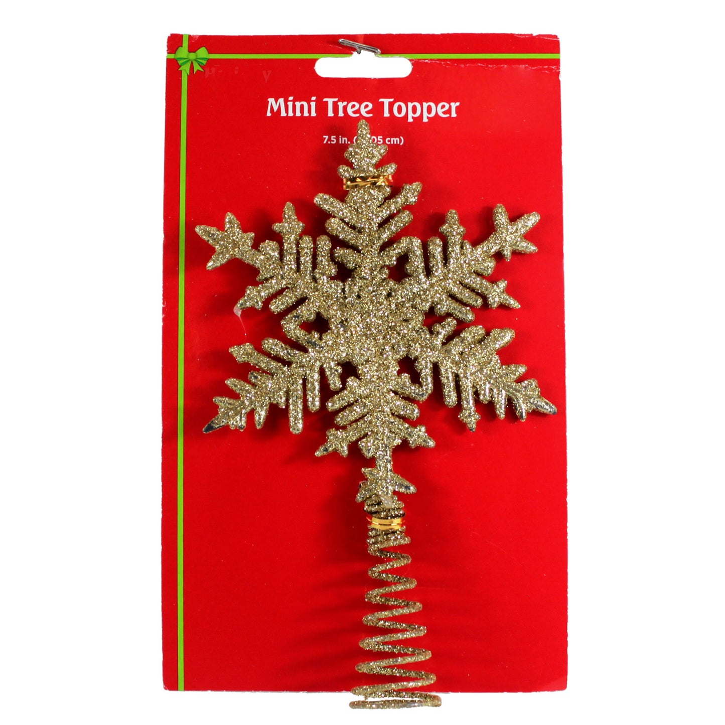 2692 - Gold Snowflake Tree Topper Glit - |Pod 2-42|