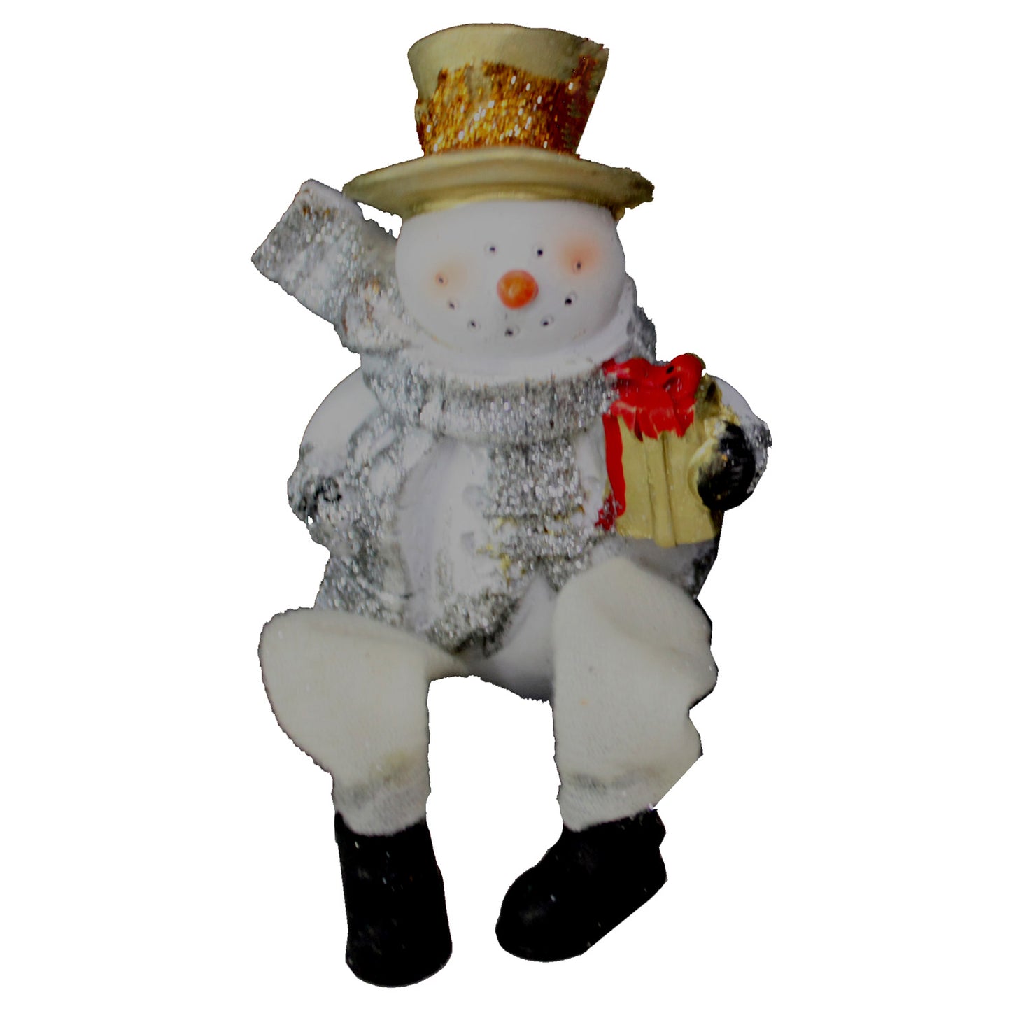 2703 - 6" White Snowman Shelf Sitter |Pod 2-62|