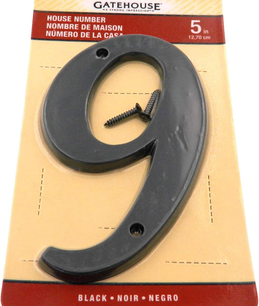 28134 - Durable Gate House 9 5-Inch Number for Elegant Door Hardware and Home Exteriors |BS-30|