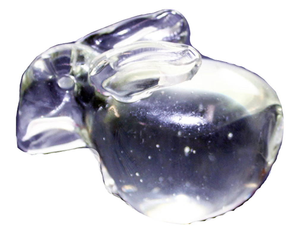 2817 - 2" Clear Glass Zodiac Rabbit - |Z-12|