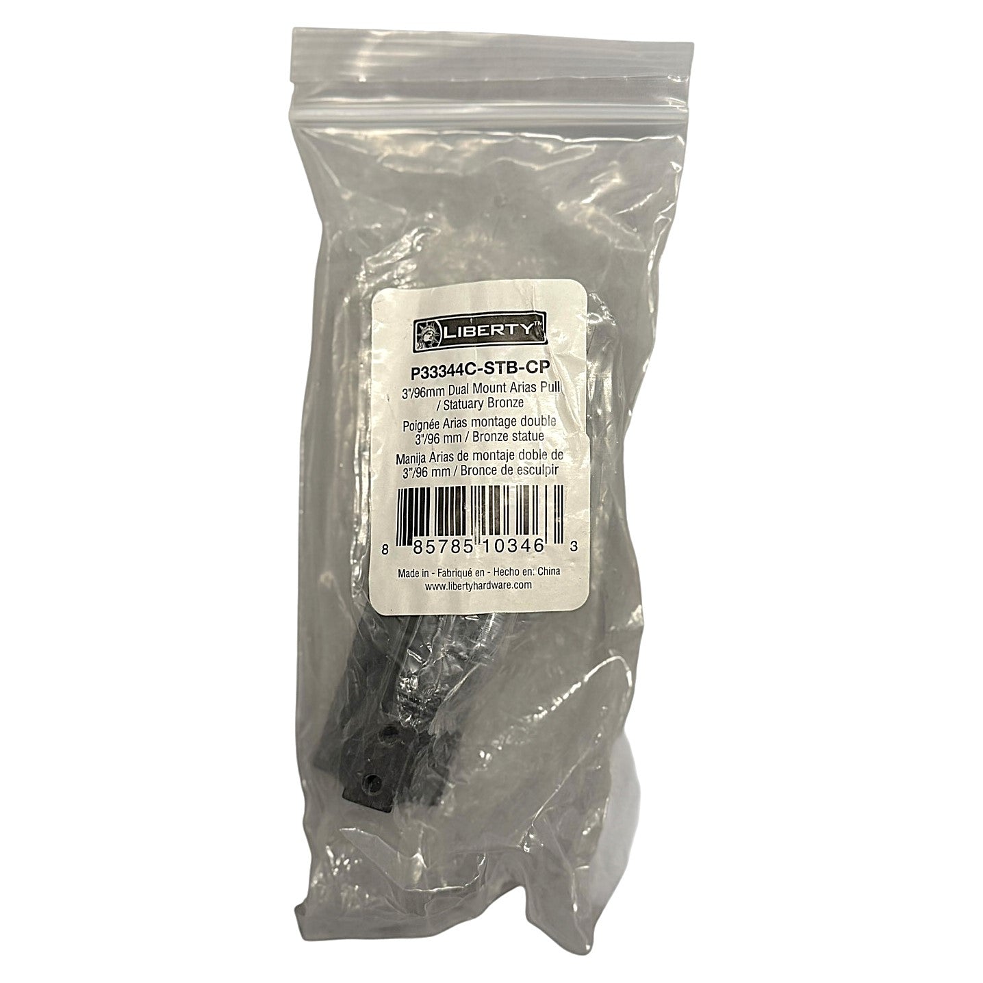 28756 - 3 3/4" Solid Dual Mount Arias Statuary P33344C-STB-CP |11-12|