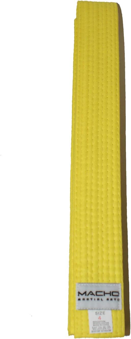 28852 - Macho Yellow Belt Size 4 - Belts : JG NOT LISTED