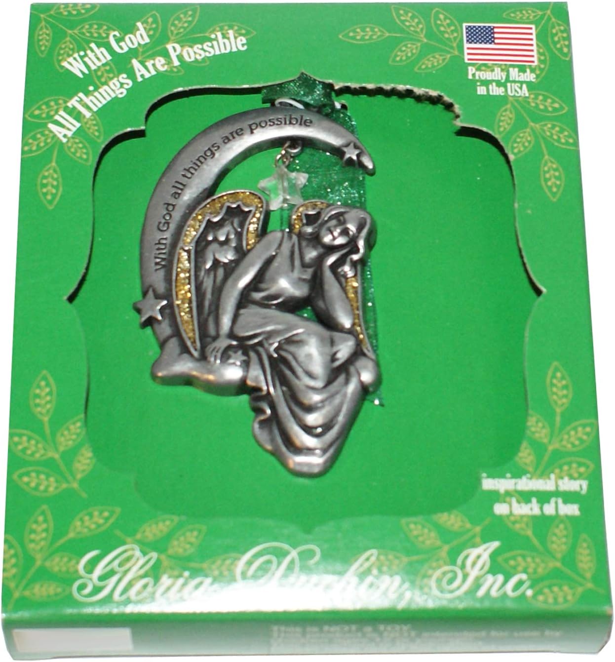 29701 - Inspirational With God All Things Are Possible Christmas Ornament |Pod 1-62|