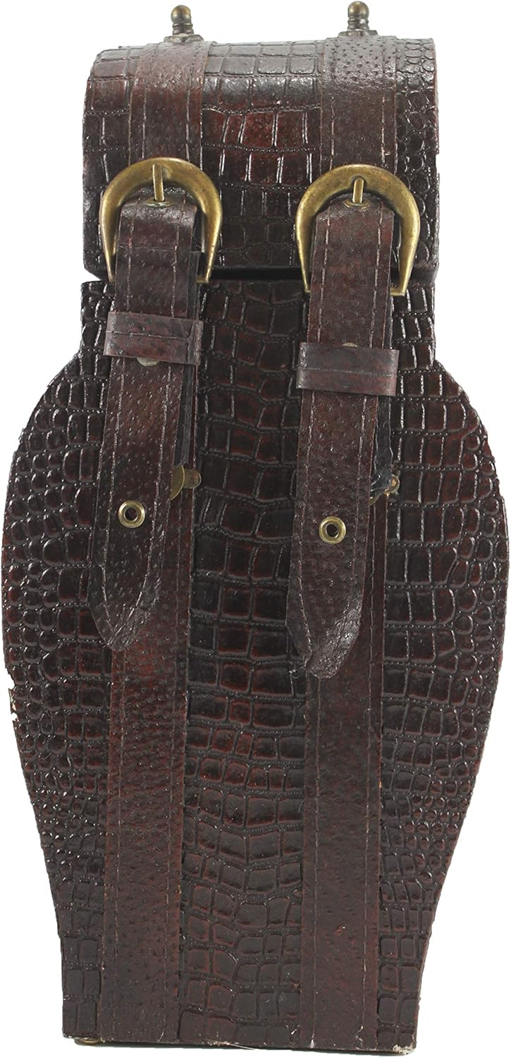 2982 - 14" Leather Winebox - |U-1 Front|