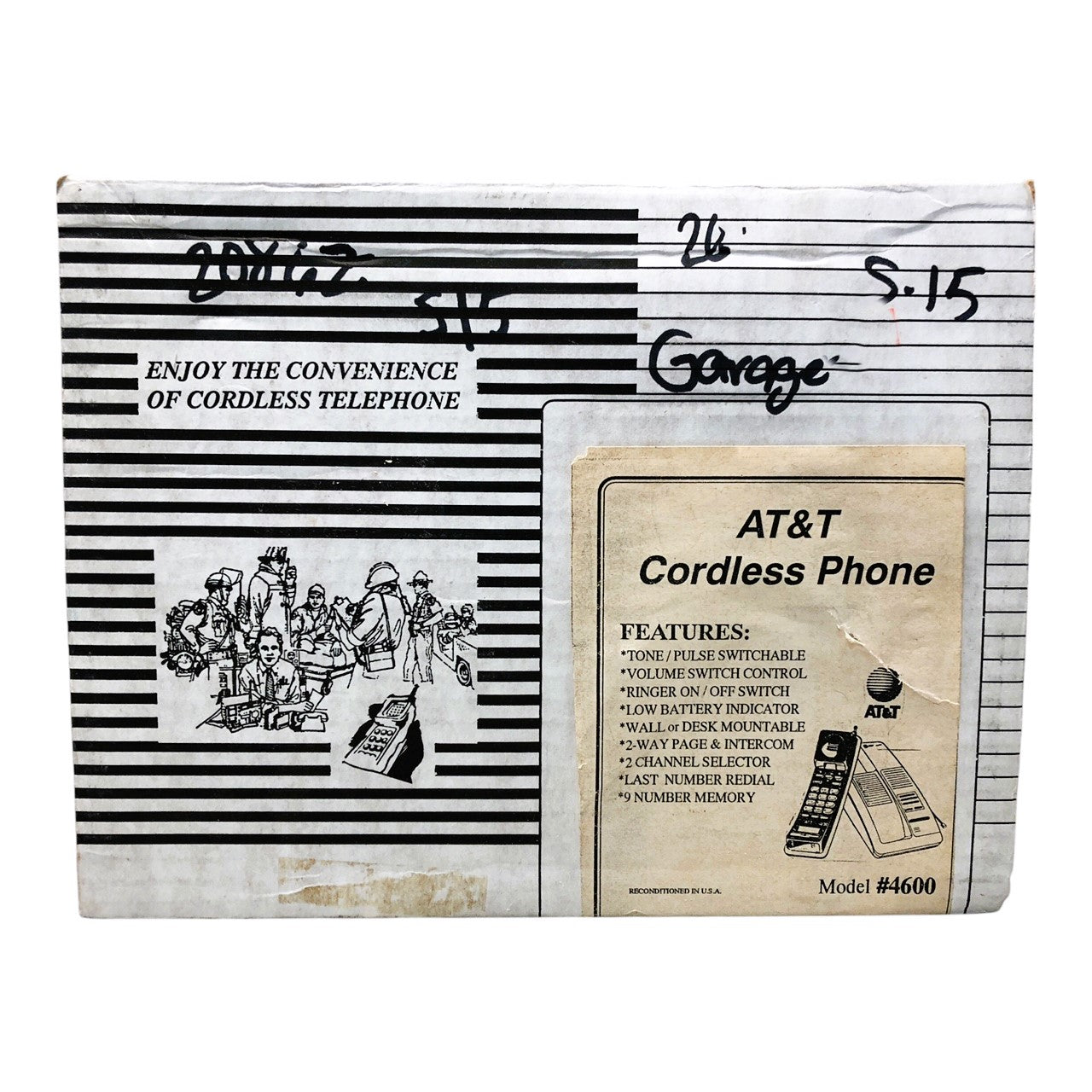 20862 - AT&T Advanced Cordless Landline Phone Model 460 |S-15|