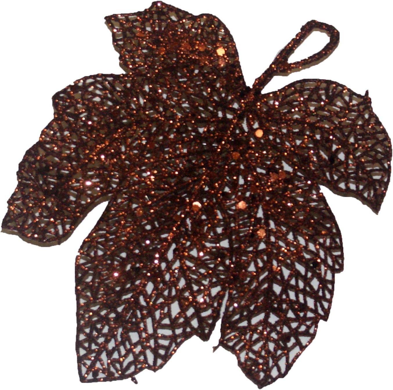 30132 - Brown Fall Glitter Leaf |Pod 1-9/Store|