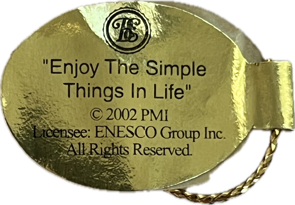 30700 - Precious Moments Life's Little Lessons - Enjoy the Simple Things in Life Ornament - 68839