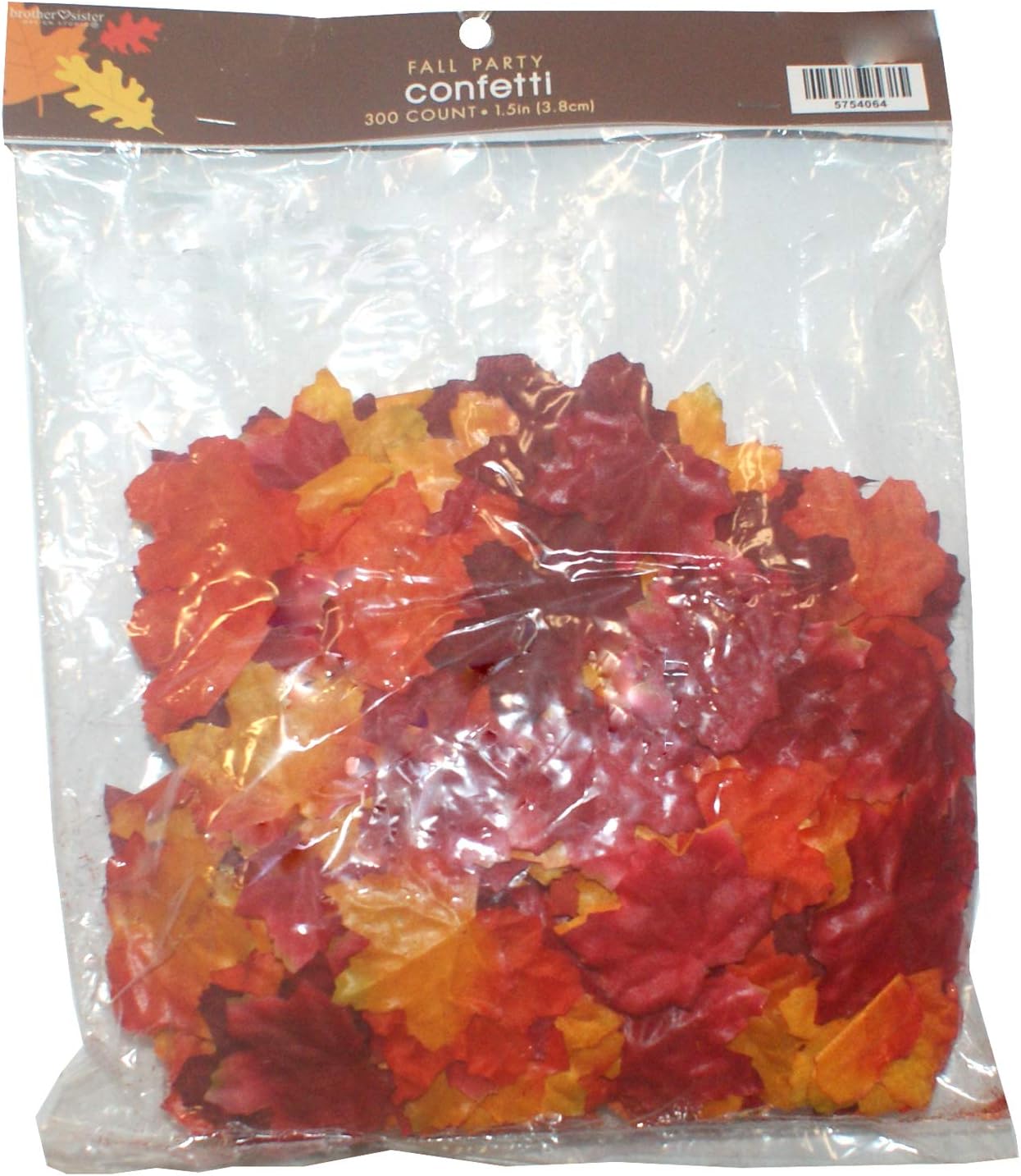 31722 - Fall Leaves Confetti 300 Count - |DVD #36|
