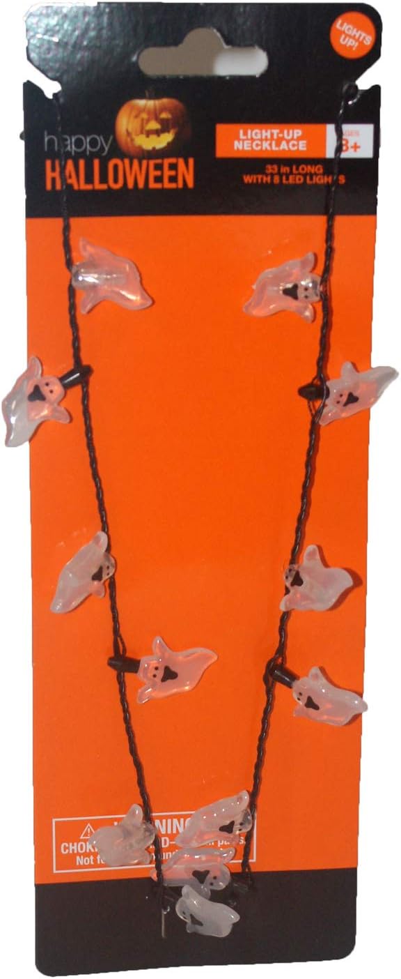 32027 - Light Up Ghost Necklace |Pod 1-2|