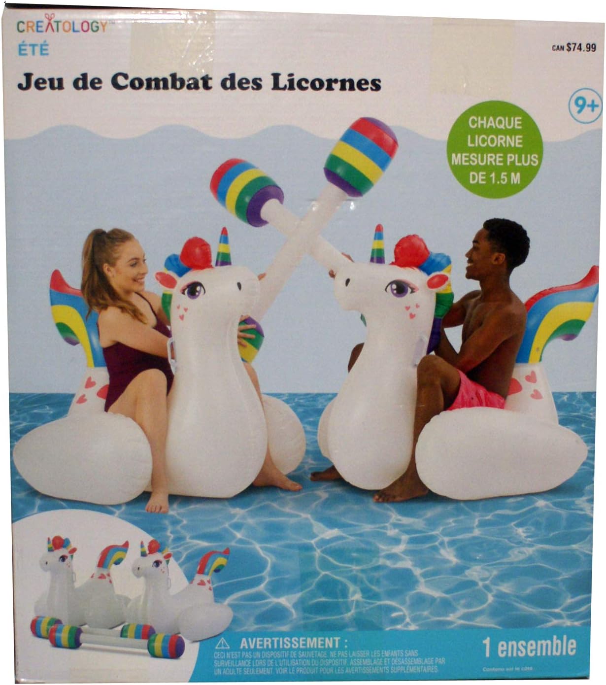 32226 - Unicorn Battle Game Inflatable Water Duel |TBD|