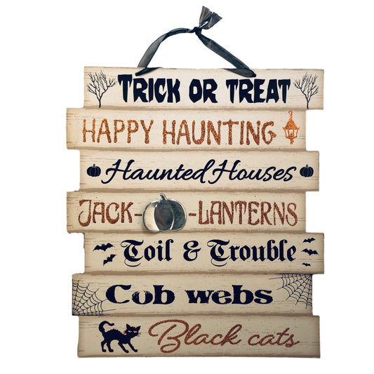 32250 - 12" Trick Or Treat Sign |Pod 1-22|