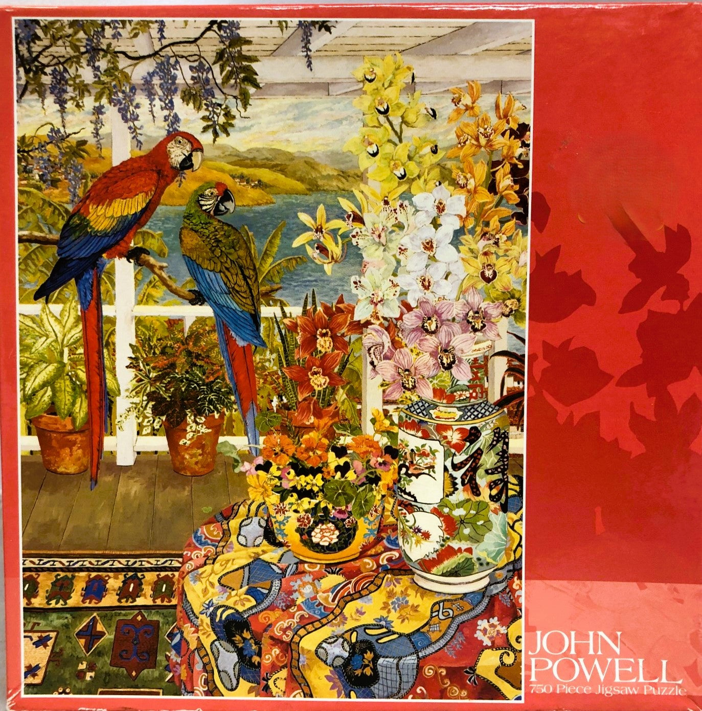 3229 - Parrots on the Veranda Puzzle (Used) |GR-17|