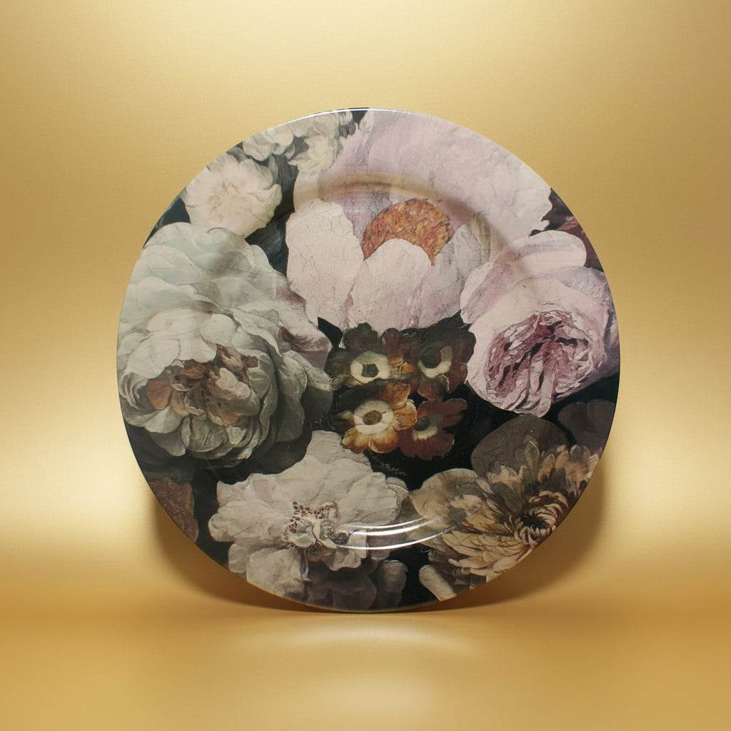 32345 - Fall Blush Rose Charger Plate |TBD|