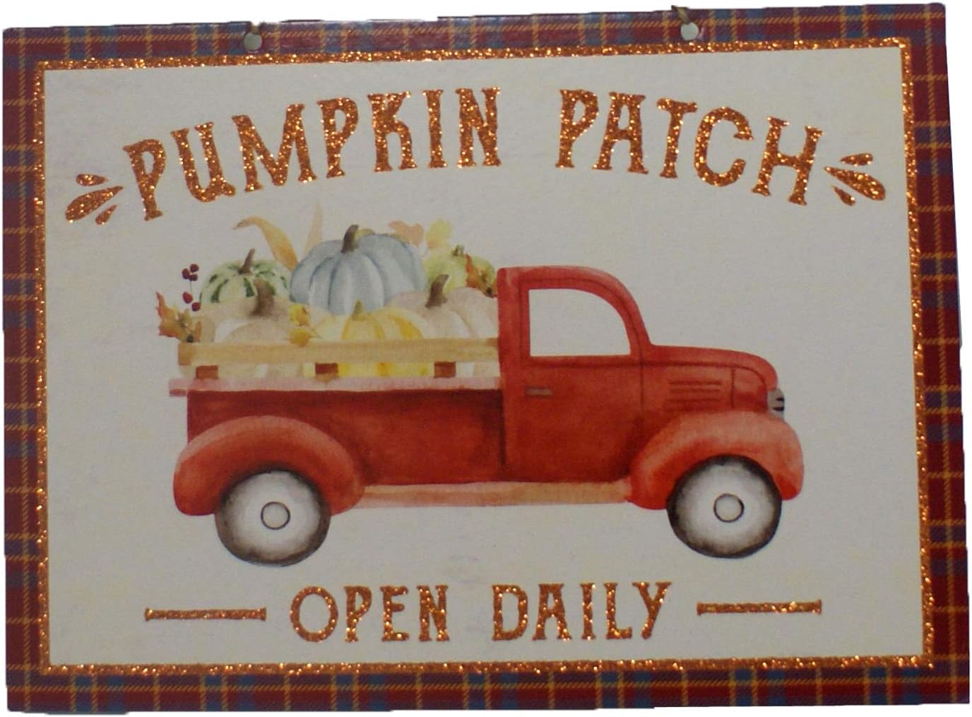 32503 - Fall Truck Hanging Decor 13"