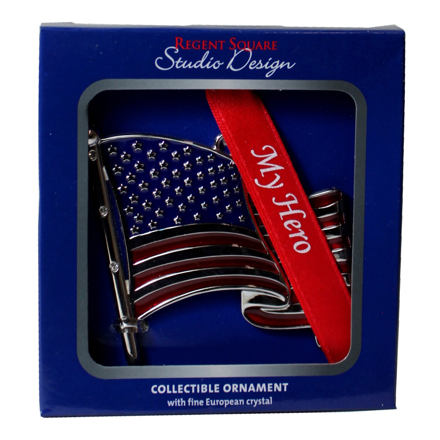 3252 - My Hero Flag Collectible Ornament - |Pod 1-62|