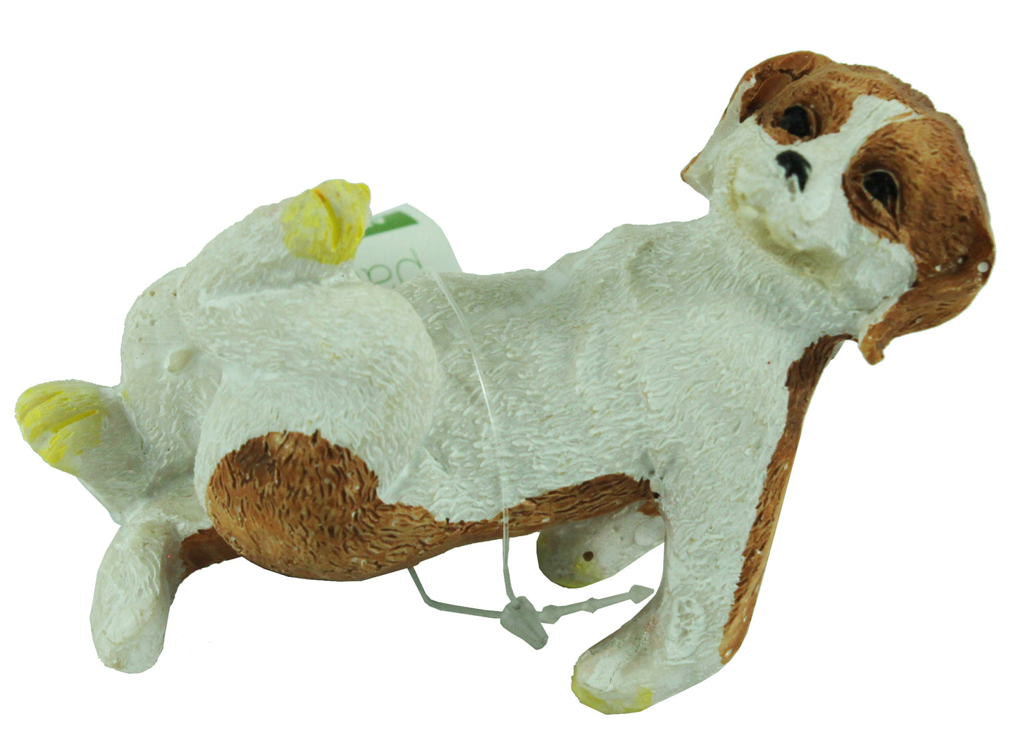3267 - 3.5" Brown & White Dog Hanger - |Z-93|