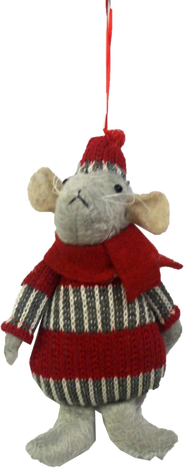 32728 - Mouse Plush Ornament - |Pod 2-11|