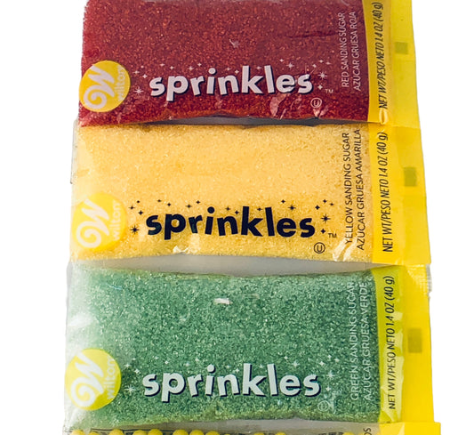 32933 - Colorful Assorted 6-Pack Sprinkles and Sugar Non Pareils for Creative Crafts and Baking Essentials |4-14|