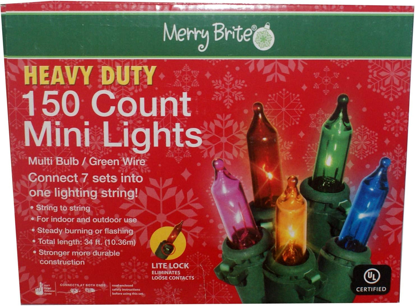 33001 - MB Heavy Duty 150 Ct Mini Lights Set of Two |G-29|