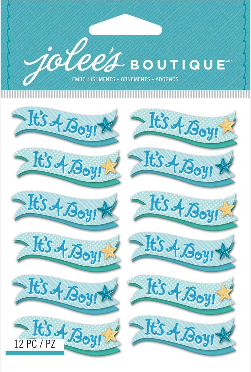 33328 - Jolee's It's a Boy Stickers 12p - |File 22|