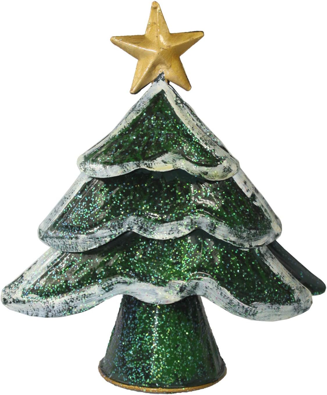 3345 - 6" Metal Xmas Tree Bobble - |Pod 2-73|