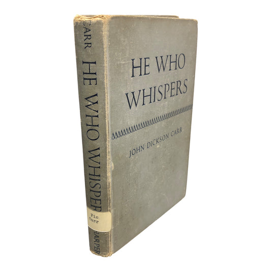 33486 - He Who Whispers 1st Edition Print Book for Media and Book Enthusiasts, Classic Collector's Item |8-2|