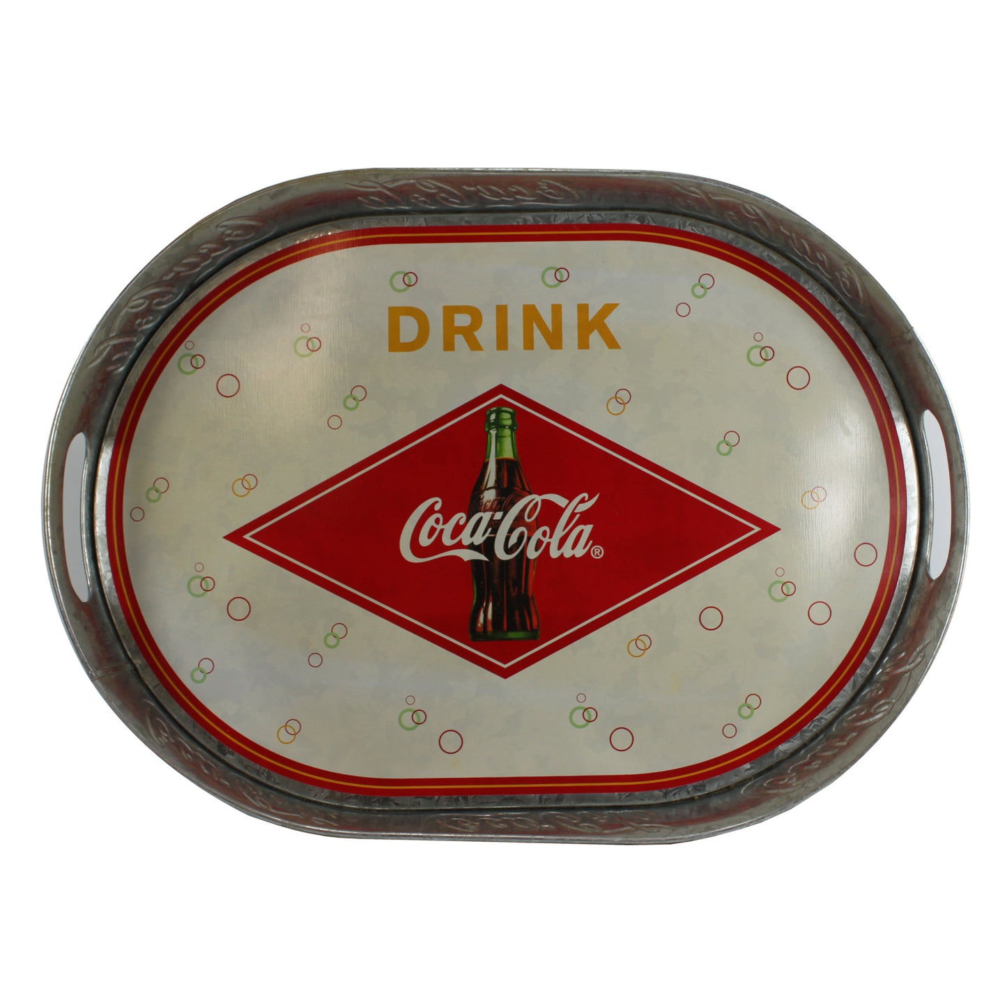 3393 - Coke Galvanized Tray 16" - |13-20|