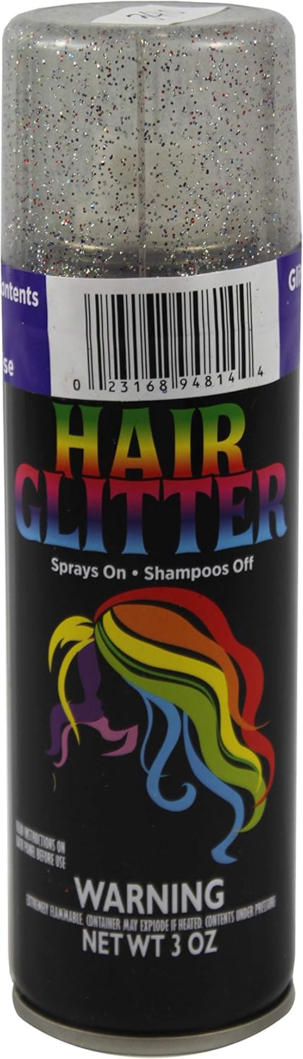 3410 - Vibrant Glitter Multi-Color Hair Spray for Temporary Color with Shimmering Effects |BA-29|