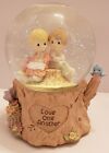 34582 - Love One Another Water Globe Plays "Love Will Keep Us Together" - |A-15|