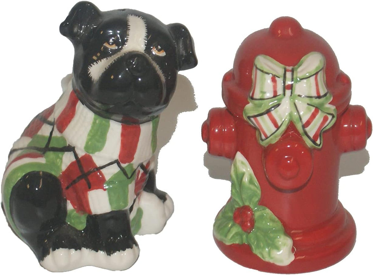 34793 - Christmas Dog Salt & Pepper Shakers - |21-19|