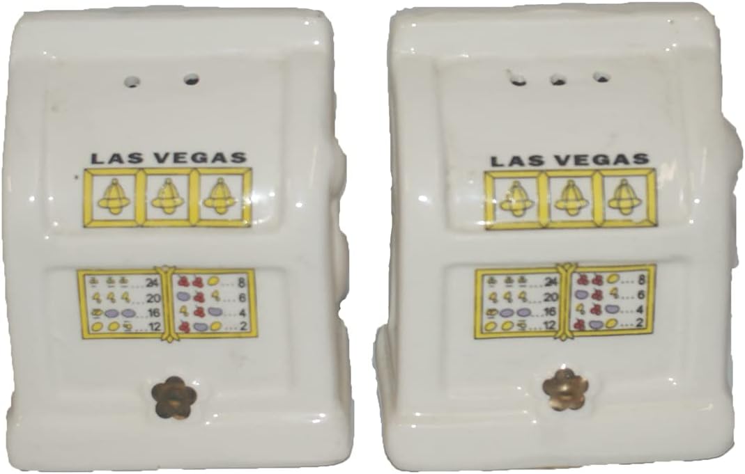 34826 - Las Vegas Slot Machine Salt & Pepper 2"X 1"X 3" |4-18|