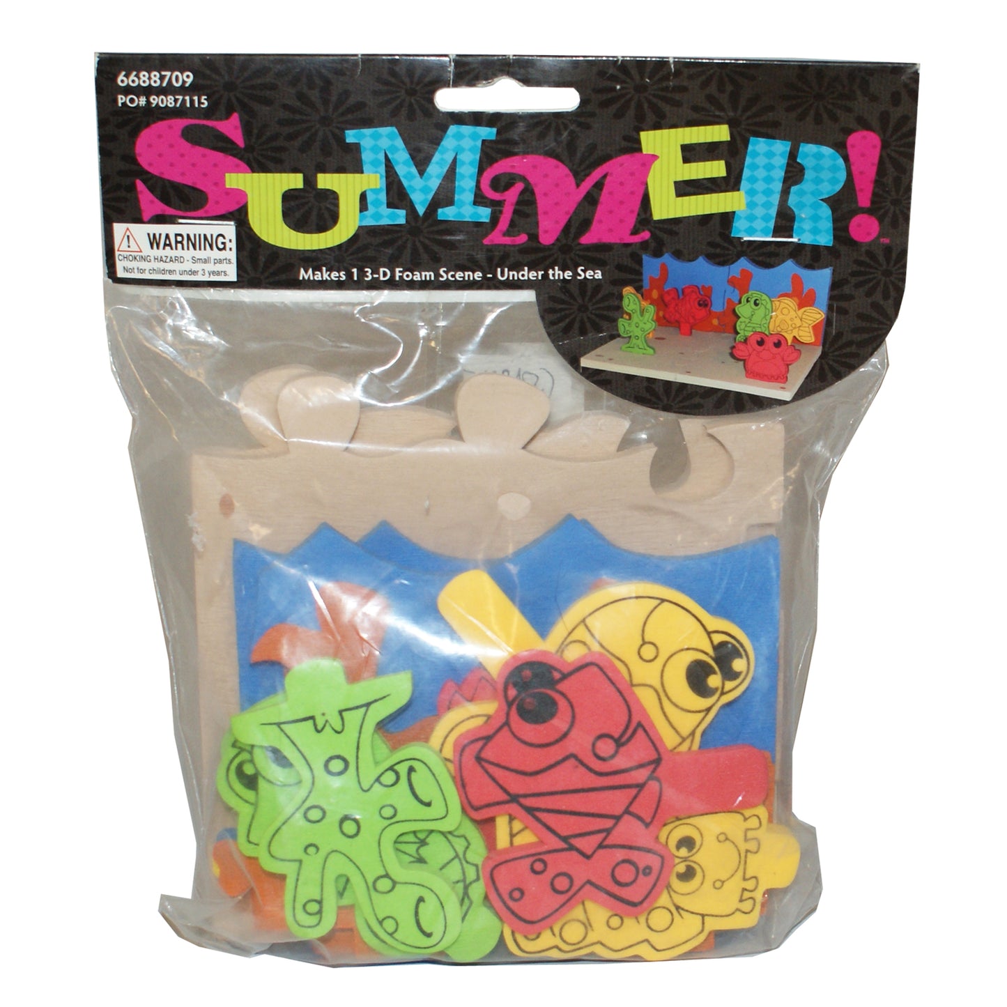 3526 - 3-D Foam Scene Under The Sea - |BS-25|