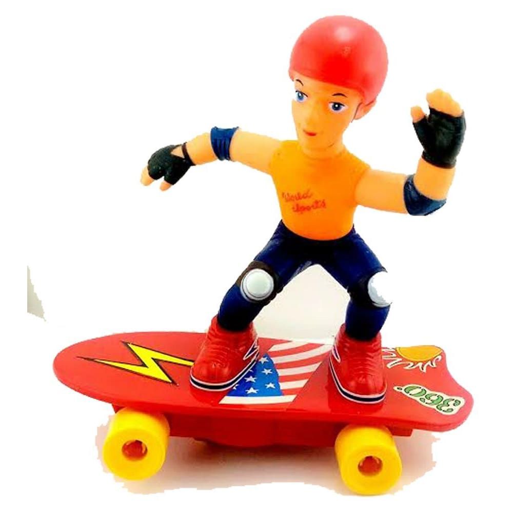 354 - Vintage 9" Rock N Rolling Stunt Skateboard |R-24|