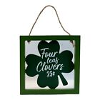 35562 - Four Leaf Clover 6x6" Wooden Sign |TBD|