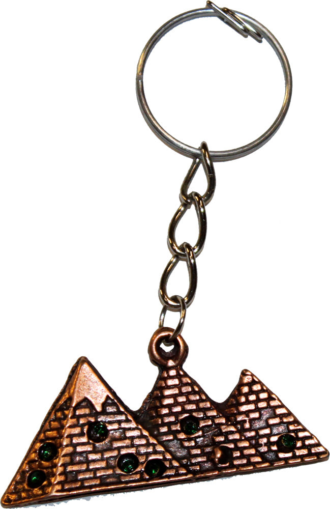 3577 - 2" Copper 3 Pyramid Keychain - |DVD-36|